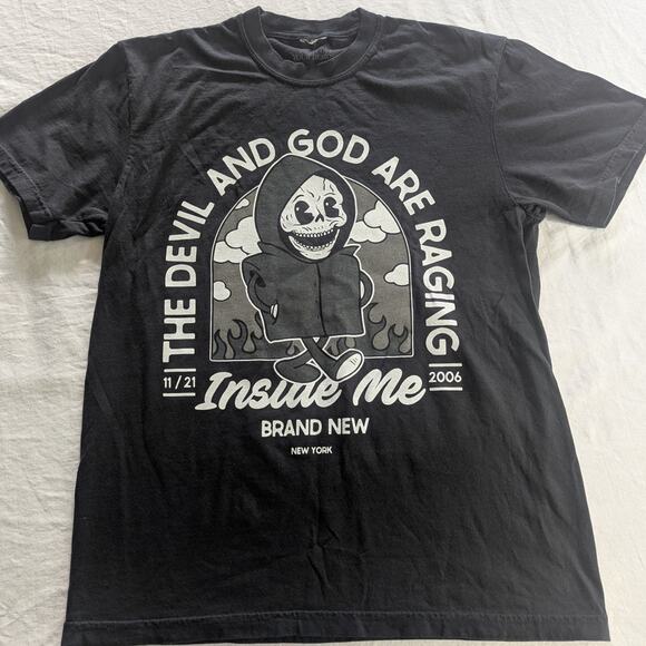 Brand New Size M The Devil And God Are Raging Inside Me Shirt Jesse Lacey LI - Picture 1 of 15